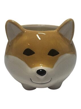 Ceramic Corgi Dog Planter